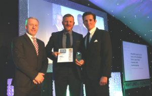 Andrew Robertson receives award