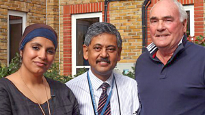 Photo of doctor and patients