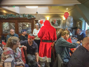 East Midlands Vasculitis Support Christmas Party - surprise visit from Santa too