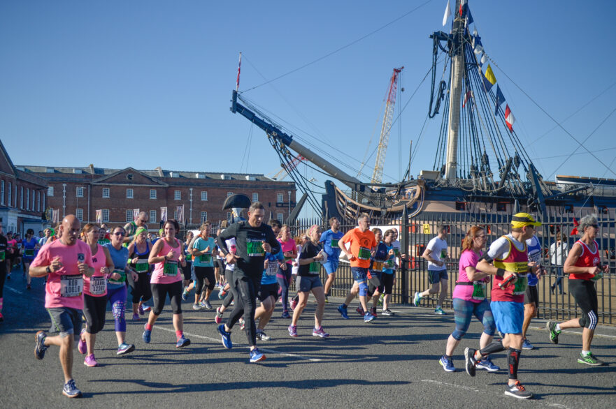 Photo of runners in the Great South Run