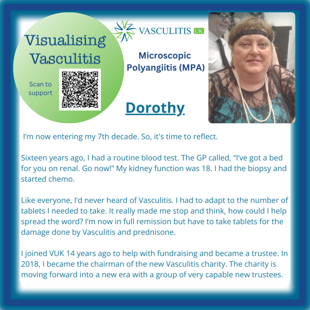Dorothy's story - part of the Visualising Vasculitis series